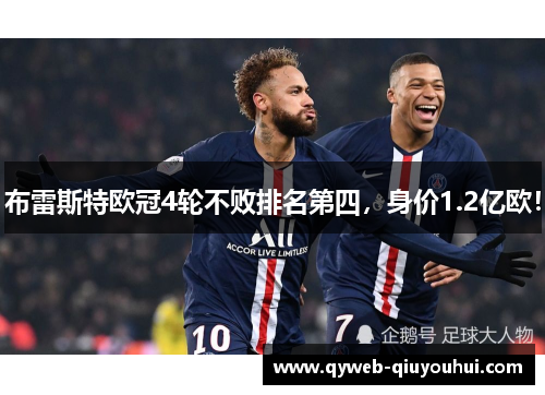 布雷斯特欧冠4轮不败排名第四,身价1.2亿欧! 布雷斯特欧冠4轮不败排名第四,身价1.2亿欧!